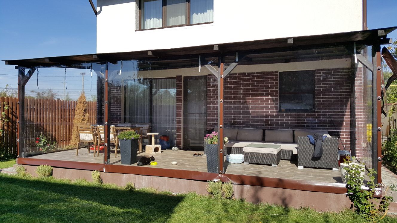 Folie terasa transparenta